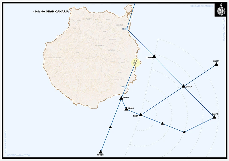 Nueva operativa de control de aproximación de Enaire en Gran Canaria. Foto: Enaire